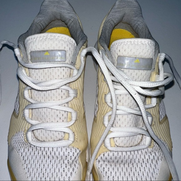 Adidas by Stella McCartney white/yellow sneakers - Picture 4 of 10
